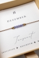 Armband mit Tansanit für Dezember-Geborene