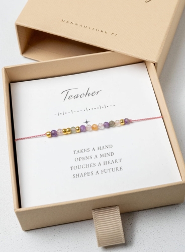 ARMBAND TEACHER – codiert im Morsealphabet aus Ametrin