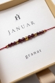 Armband JANUAR – Granat – Geburtsstein