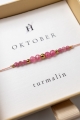 Armband OKTOBER – Turmalin – Geburtsstein