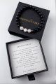 Armband JUNI – Birth Stone Men – Mondstein & Onyx