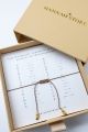 DANKE SCHÖN – Morsecode-Armband mit Rauchquarz und Achat