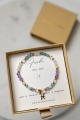 FISCHE – Armband mit Sternzeichen aus Apatit, Mondstein, Amethyst und Bergkristall