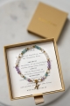 FISCHE – Armband mit Sternzeichen aus Apatit, Mondstein, Amethyst und Bergkristall