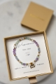 WASSERMANN – Sternzeichen-Armband – Angelit, Amethyst, Fluorit, Bergkristall