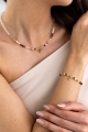ZWILLINGE – Sternzeichen-Armband – Citrin, Mondstein, Tigerauge, Bergkristall