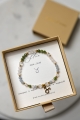 STIER – Sternzeichen-Armband – Rosenquarz, Nephrit, Blauer Achat, Bergkristall