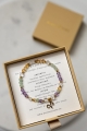 WIDDER – Sternzeichen-Armband – Amethyst, Aventurin, Citrin, Bergkristall