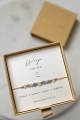 WAAGE – Sternzeichen-Armband – Labradorit, Aquamarin, Kunzit, Bergkristall