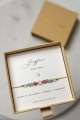 JUNGFRAU – Sternzeichen-Armband – Amazonit, Rosa Turmalin, Labradorit, Bergkristall