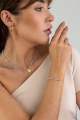 Halschakra-Armband – Aquamarin