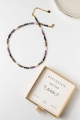 ENGELSZAHLEN-HALSKETTE REFLEXION – Turmalin, Rauchquarz, Amethyst