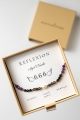 Engelszahlen-Armband REFLEXION – Turmalin, Rauchquarz, Amethyst