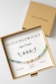 Engelszahlen-Armband BALANCE – Smaragd, Rosenquarz, Topas