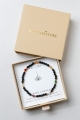 SIEBEN CHAKREN – Elastisches Armband mit rotem Achat, Karneol, Citrin, Malachit, Aquamarin, Amethyst & Bergkristall