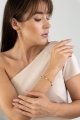 SIEBEN CHAKREN Premium – Armband aus Natursteinen: Rauchquarz, Mondstein, Citrin, Rosenquarz, Aquamarin, Amethyst, Bergkristall 