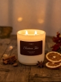 Christmas Time – luxuriöse Sojakerze von Luméa Candle mit dem Duft von Orange und winterlichen Gewürzen