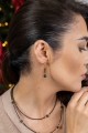 Ohrringe Mystic Night Collection – Spinell und Moosachat