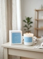 Cotton Breeze - Sojakerze Luméa Candle mit dem Duft von frischer Baumwolle