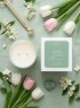 Tulip Garden – Sojakerze Luméa Candle mit dem Duft von Tulpen und Jasmin