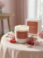 Raspberry Rose – Sojakerze Luméa Candle mit dem Duft von Himbeere und Rose