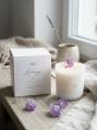 Light of HARMONY – Sojakerze Luméa Candle mit Amethyst