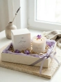 Light of HARMONY – Sojakerze Luméa Candle mit Amethyst