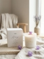 Light of HARMONY – Sojakerze Luméa Candle mit Amethyst