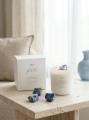 Light of INTUITION – Sojakerze Luméa Candle mit Lapis Lazuli