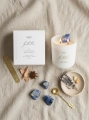 Light of INTUITION – Sojakerze Luméa Candle mit Lapis Lazuli