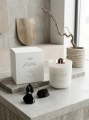 Light of PROTECTION – Sojakerze Luméa Candle mit Obsidian
