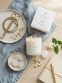 Light of CALM – Sojakerze Luméa Candle mit Milchquarz