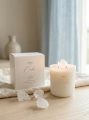 Light of CALM – Sojakerze Luméa Candle mit Milchquarz