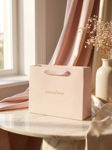 Geschenktasche PREMIUM „Pink” mit Hanna Store Logo