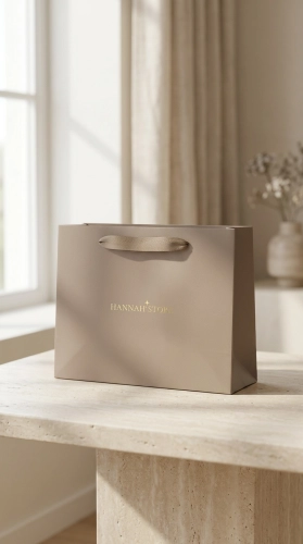 Geschenktasche PREMIUM „Pink” mit Hanna Store Logo (1)