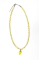 Halskette Limone Capri Sweet Summer – Jadeit & Zitronen-Anhänger