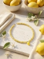 Halskette Limone Amalfi Sweet Summer – Jadeit & Zitronen-Anhänger