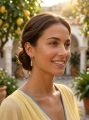 Ohrringe Limone Amalfi – Edelstahl & Jadeit