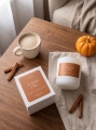 Duftkerze mit Kürbis-, Zimt- und Vanillearoma Luméa Candle – Pumpkin Chai