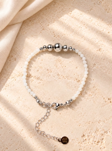 Armband Essentia Moonstone and silver – Mondstein