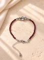 Armband Essentia Garnet and silver - Granat