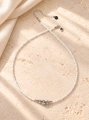 Halskette Essentia Moonstone and silver– Mondstein