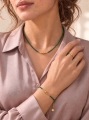 Halskette Essentia Malachite and gold – Malachit